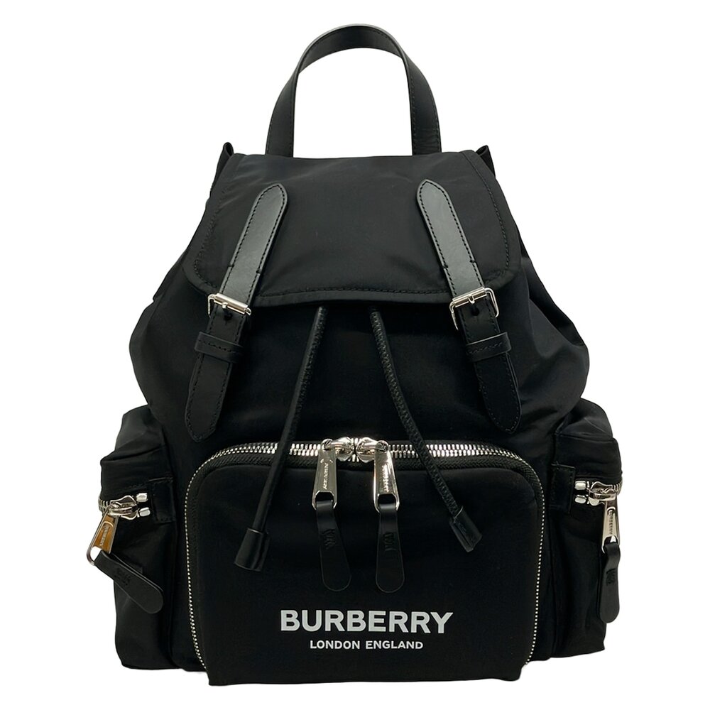 Burberry LONDON ENGLAND Backpack Nylon Leather
